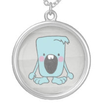 Monster Necklace (in blue) necklaces