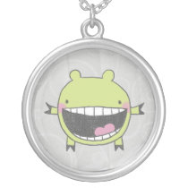Monster Necklace (in green) necklaces
