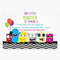 Monster Of A Good Time Birthday Party Invitation invitations