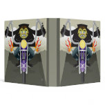 Monster on a Motorcycle Notebook binders