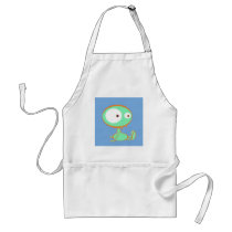 Monster orange/green aprons