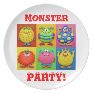 Monster Party Dinner Plate