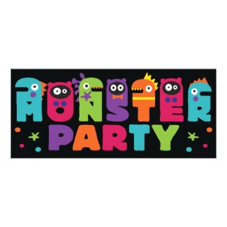 Monster Party Invitation