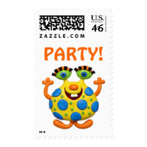 Monster Party Stamps