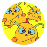 Monster Potato Orange Sticker