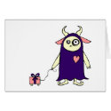 Monster Present Card by QueenHare Monster Present Card