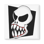 MONSTER Skull Fridge Magnet