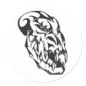 Monster Skull stickers