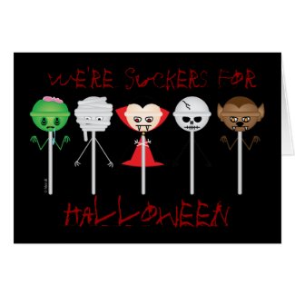 Monster Suckers Greeting Cards