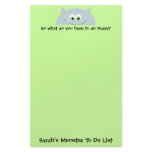 Monster To Do List Stationery Paper