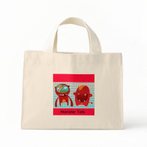 Monster Tots Tote bags