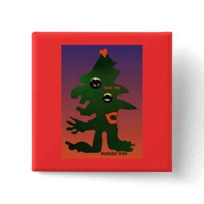 Monster tree button by Anjo Lafin by talisbird