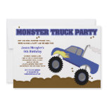 MONSTER TRUCK 5x7 Birthday Invitations