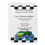Monster Truck Invitation