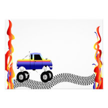 Monster Truck Invitations - Vroom
