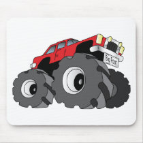 Monster Truck Mouse Mats
