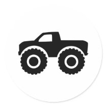 Monster truck sticker
