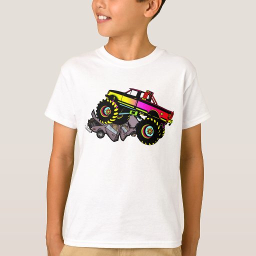 zombie monster truck shirt