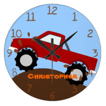 Monster Truck Wall Clock