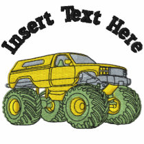 Monster Trucks Embroidered Shirt embroidered shirts