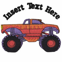 Monster Trucks Embroidered Shirt embroidered shirts