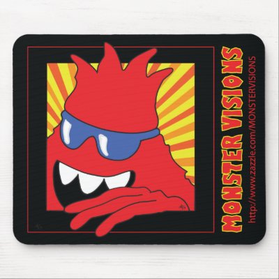 MONSTER VISIONS MOUSE PADS by MONSTERVISIONS
