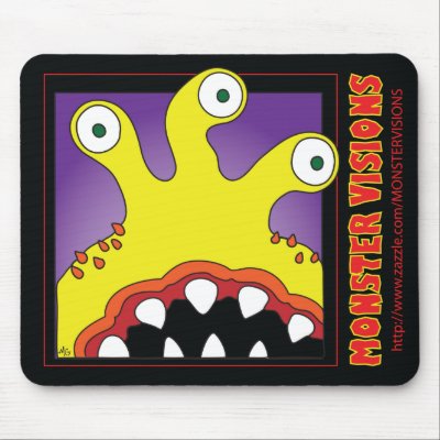 MONSTER VISIONS MOUSE PADS by MONSTERVISIONS