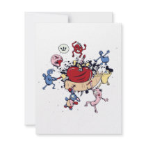 monsters attack of the heart anti love vector personalized invite