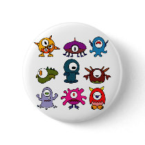 Monsters buttons