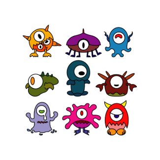 Monsters card