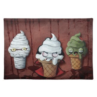 Monsters Halloween Team! Place Mats