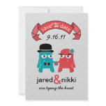 Monsters in Love Save the Date Custom Invite