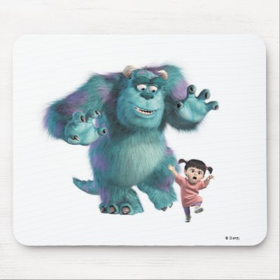 Monsters Inc. Boo & Sulley mouse pad