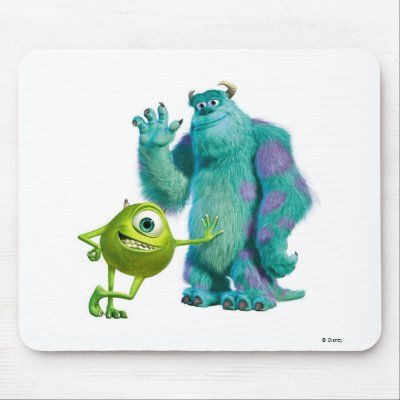 Monsters Inc. Mike and Sulley mousepads