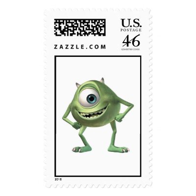 Monsters, Inc. Mike Ready for Business Disney postage
