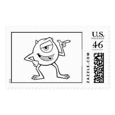 Monsters, Inc.'s Mike Disney postage