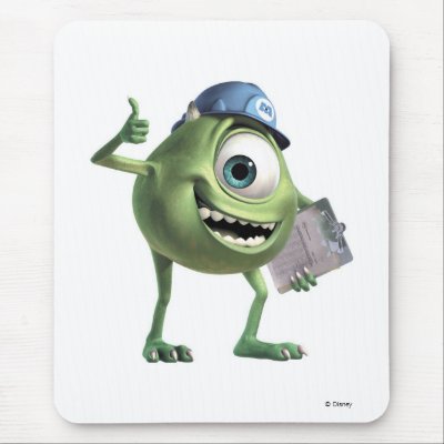 Monsters, Inc.'s Mike Thumbs Up Disney mousepads