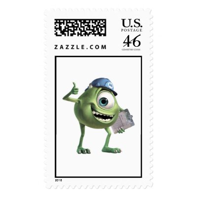 Monsters, Inc.'s Mike Thumbs Up Disney postage