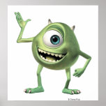 Monsters, Inc.'s Mike Waving Disney posters