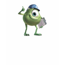 Monsters Inc.'s Mike with Clipboard t-shirts