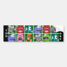 Monsters & Kaiju Bumper Stickers
