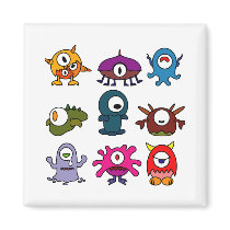 Monsters magnets