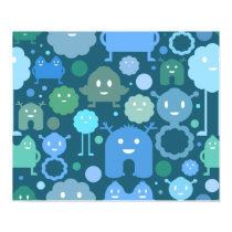 Monsters On The Loose Print - Boys posters