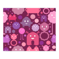 Monsters On The Loose Print - Girls posters