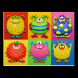 Monsters postcards