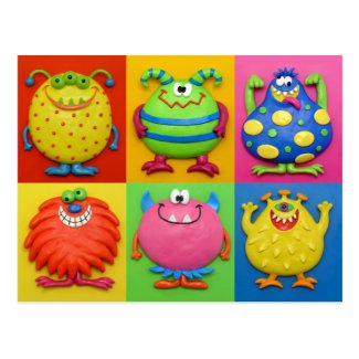 Monsters Post Cards