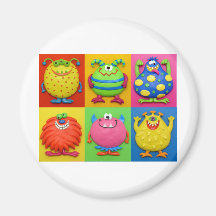 Monsters Refrigerator Magnet