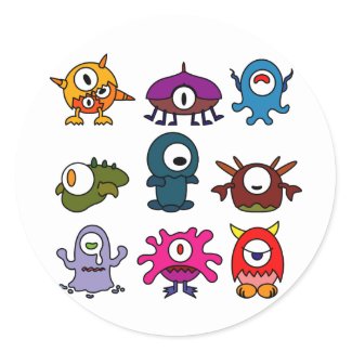Monster Stickers on Monsters Sticker P217489636284606411836x 325 Jpg