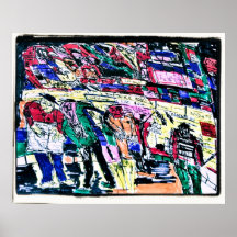 monsters stock market posters