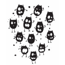 Monstres Noirs t-shirts
